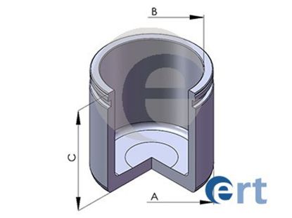 Piston, brake caliper VAG, PSA, RENAULT, VOLVO