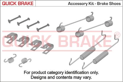 Accessory Kit, brake shoes BMW