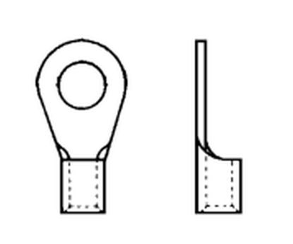 Terminal, electric universal parts rõngas 8,4mm , 4,0-6mmé
