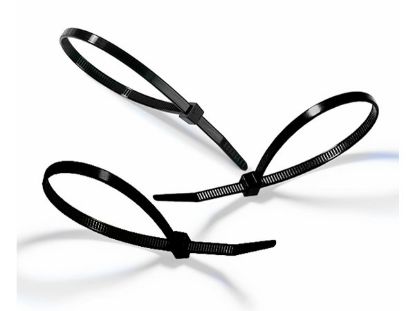 Cable Tie 300x4,6mm, must 100tk