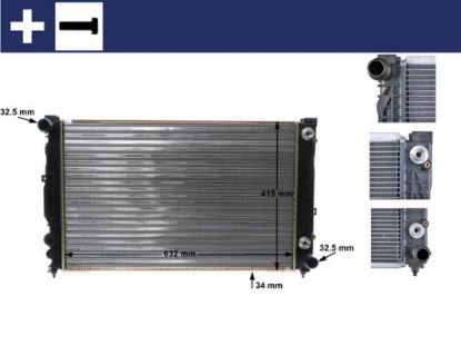 Radiator, engine cooling VW PASSAT/ AUDI A4/A6