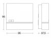 Twilight sensor Hämaralüliti Steinel NM Q max 1KW 1-75LX IP54 WH