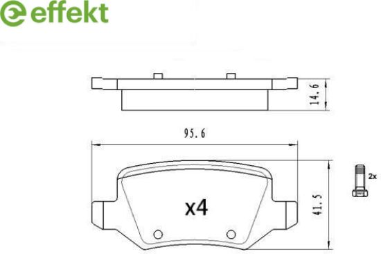 Brake Pad Set, disc brake MERCEDES-BENZ - 169 420 04 20