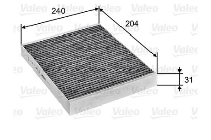 Filter, cabin air OPEL MERIVA B 06.10 -