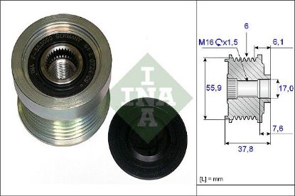 Alternator Freewheel Clutch VOLVO - 30658085