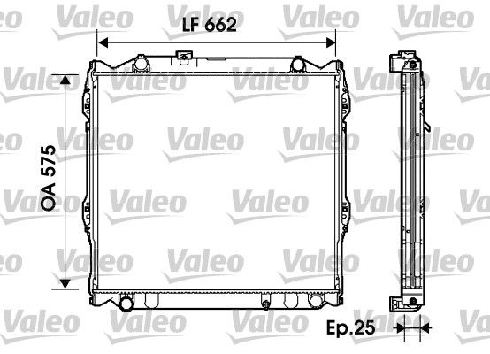 Radiator, engine cooling LAND CRUISER 90 (_J9_)