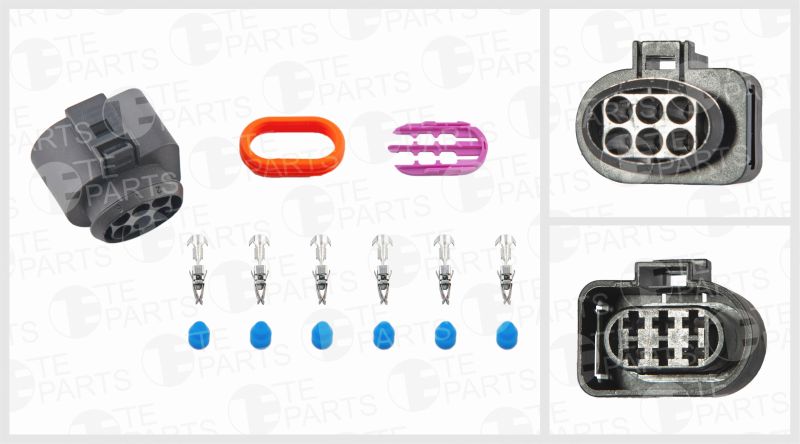 Cable Connector Kit 6 PIN komplekt VAG 1J0973733 Cable Connector Kit 6 PIN komplekt VAG 1J0973733