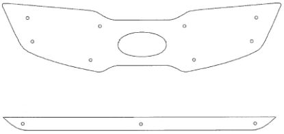 Trim/Protection Strip, radiator grille Kia Sportage 2010-2014