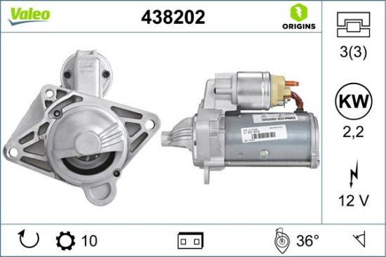 Starter RENAULT - 82 00 568 535