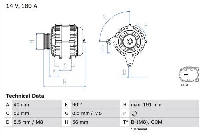 Alternator VAG - 03L 903 023 D