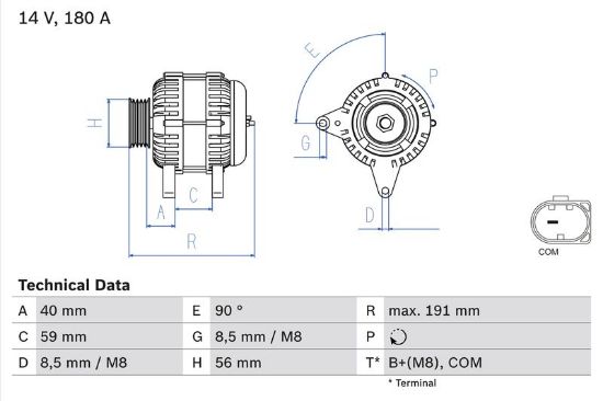 Alternator VAG - 03L 903 023 D