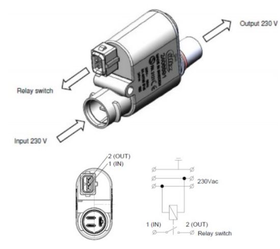 Timing Unit, engine preheater system RK3121, 12-48V/1A käiv.takistusele remote väljund