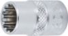 Socket Wrench Insert 3/8" Socket "Gear Lock", 11 mm