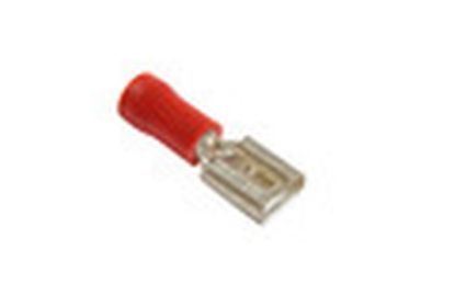 Terminal, electric universal parts plaat 6.3x0.8mm punane Terminal, electric universal parts plaat 6.3x0.8mm punane