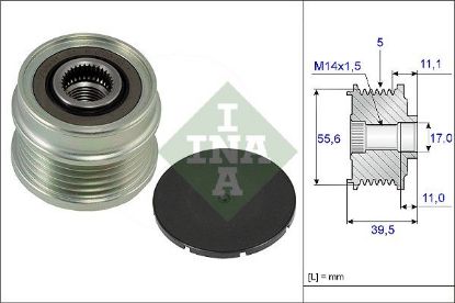 Alternator Freewheel Clutch FORD,VOLVO