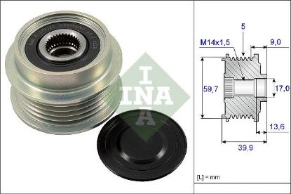 Alternator Freewheel Clutch Toyota