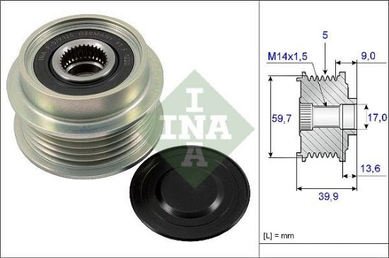 Alternator Freewheel Clutch Toyota