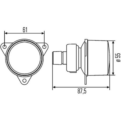 Tail Light VAN HOOL - 10793424, E1 1048