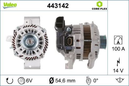 Alternator MAZDA 6 Estate (GH) 1.8 MZR 2008-02->2013-07