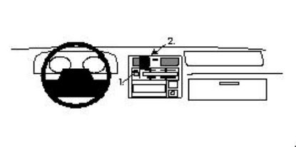Trim Frame Toyota HiAce/Traveler 96-
