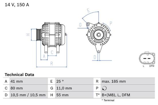 Alternator IVECO - 504385134