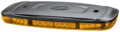 Warning Light 12-24V jalakinnitus kollane klaas 400mm