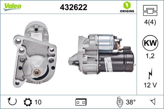 Starter RENAULT Megane 2.0 Petrol/Fuel 12/1996->3/1997