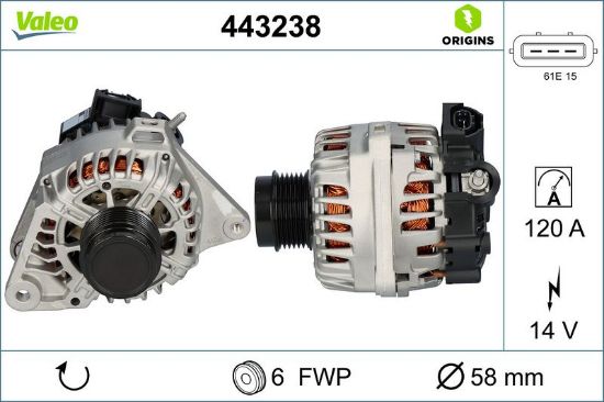 Alternator HYUNDAI i40 CW (VF) 2.0 GDI  2011.07->