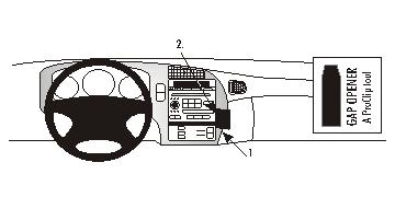 Trim Frame Saab 95 98-06 alla