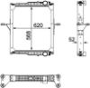 Radiator, engine cooling RENAULT MIDLUM MD5