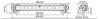 Spotlight LED LightBar 350 12/24V, universaalne hoidik