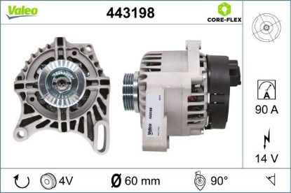 Alternator FIAT SEICENTO / 600 (187_) 1.1 (187AXB, 187AXB1A,