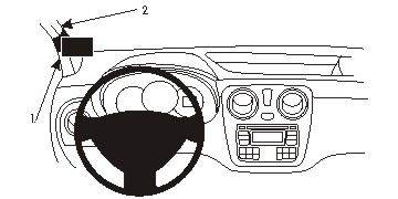 Trim Frame Dacia Lodgy/Dokker 2014> vasakule