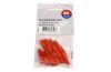 Terminal, electric universal parts ümar 4mm punane 10tk