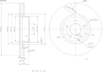 Brake Disc MERCEDES