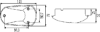 Auxiliary Direction Indicator Suunatuli, kollase klaasiga, -