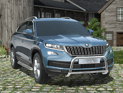 Frontal Protection Bar Skoda Kodiaq 17- 60mm+42mm