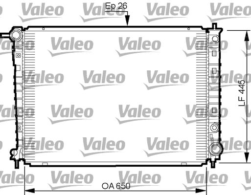 Radiator, engine cooling Hyundai