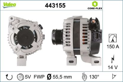 Alternator VOLVO S40 II (544) 1.6 D 2005-01->2012-12