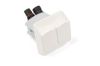 Cable Repair Set, engine block heater 230V X2 valge IP44 süvistatav