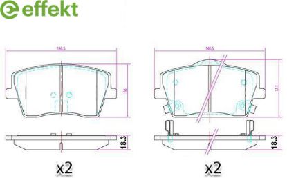 Brake Pad Set, disc brake VOLVO