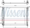 Radiator, engine cooling CHEVROLET CAPTIVA   06-