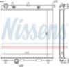 Radiator, engine cooling PEUGEOT 207 1.4 HDI 06-