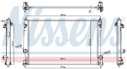 Radiator, engine cooling TOYOTA RAV-4 19-