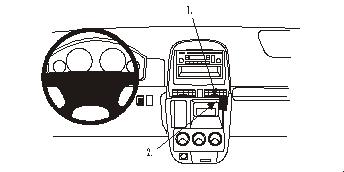 Trim Frame Honda CRV 02
