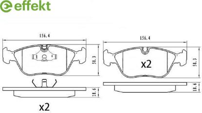Brake Pad Set, disc brake VOLVO - 271587