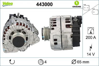 Alternator MERCEDES-BENZ C (W205) 10.14 ->