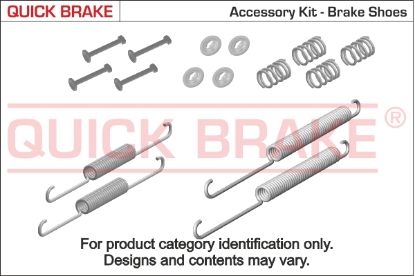 Accessory Kit, parking brake shoes BMW