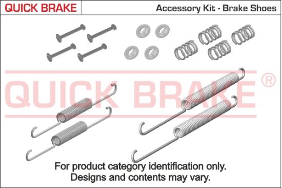 Accessory Kit, parking brake shoes BMW