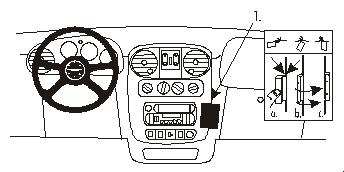 Trim Frame Chrysler PT Cruiser 00-